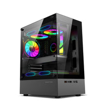 Power Train Illusionary Realm Computer Case M-ATX ITX Seaview Room Side Transparent Desktop Chassis Support 240 Water Cooler