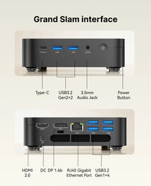 ACEMAGIC Ryzen 5 7430U Mini PC Windows 11 Pro 6C 12T Up to 4.3GHz 16GB LXDDR4 512GB SSD Radeon Vega 7 Graphics WiFi 6 BT5.2 4K T