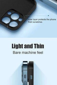 Luxury Black Silicone Matte Phone Case For iPhone 11 12 13 14 15 16 Pro Max 15 Plus 12 Mini 16E Xr X Xs Max Back Cover Soft Case