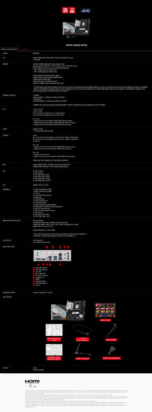 MSI New B850M GAMING WIFI6E Micro ATX AMD B850 Supports AMD Ryzen™ 9000/ 8000/ 7000 Series Motherboard Socket AM5