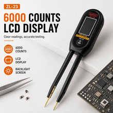 LCR SMD Mini Tester Smart Tweezer Resistance Capacitance Continuity Diode  Auto Test Measurement Multimeter Tools ZL23