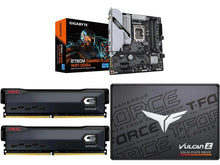Motherboard Memory SSD Combo -  GIGABYTE B760M GAMING PLUS WIFI DDR4 Bundle with  GeIL GAOG432GB3200C18ADC  and Team Group T253TZ512G0C101