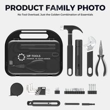 61 in 1 Electric Screwdriver Set Tape Measure Wrench Pliers Hammer Multi Function Toolbox Engineering Box Home Repair Tool Set