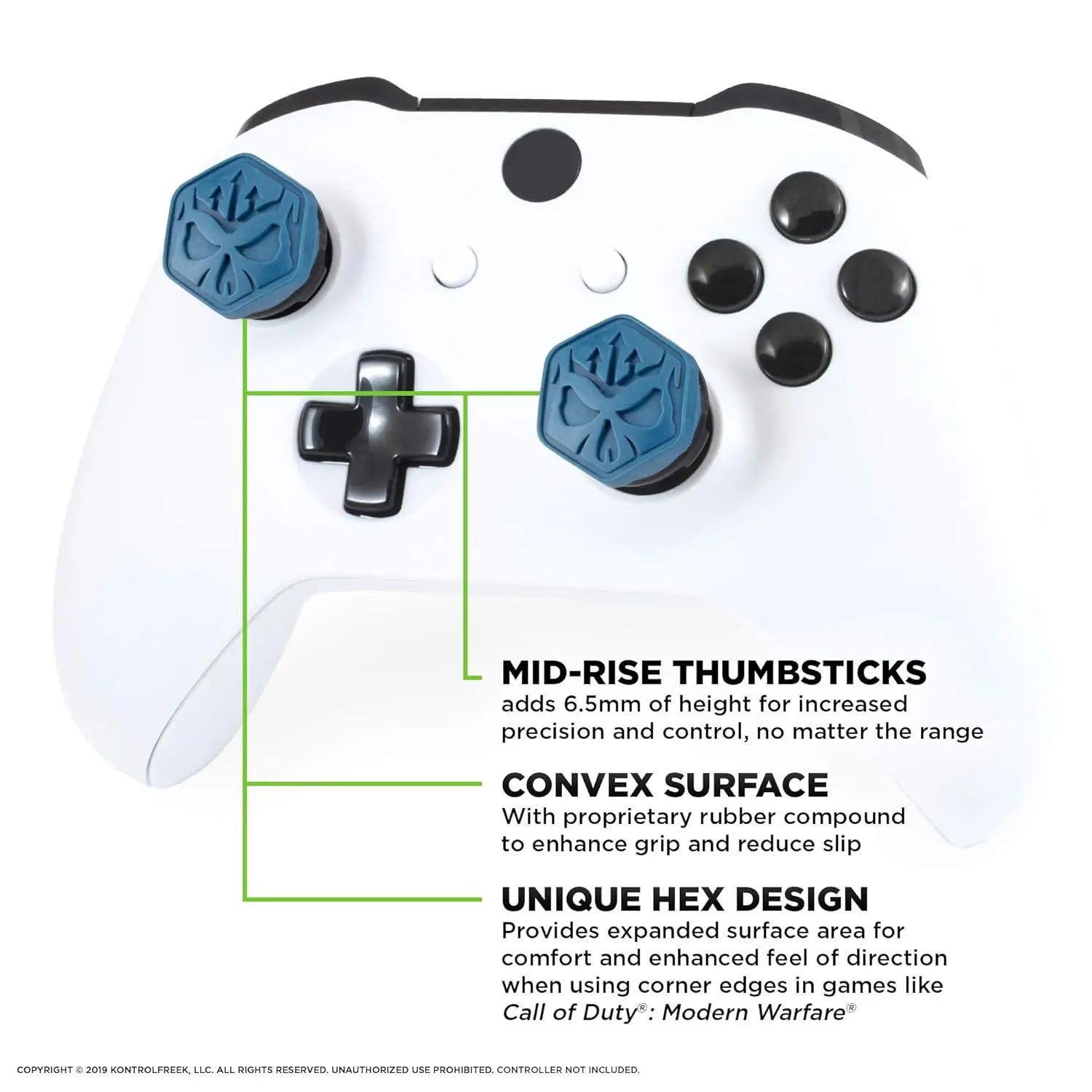 2Pcs Hand Grip Extenders Caps for Xbox Series Game Controller Gamepad Thumb Stick Grips High/Low Rise Covers For Xbox one/One S