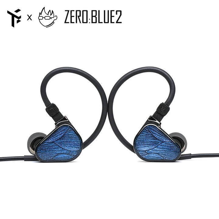 TRUTHEAR X Crinacle Zero:BLUE2 Earphone Wired In-Ear HIFI Music Gaming Headphones 3.5mm Plug