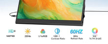 AHXJKA 17.3“ Portable Screen Monitor Display 1600*900P 16:10 250cd/㎡ IPS Panel  Extend For Mobile Phone Gaming TV Box PS4 PS5