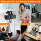 4K 60FPS Professional Camcorder for Photography 64MP WiFi Livestream Webcam Video Cameras 18X Digital Zoom YouTube Vlog Recorder