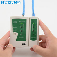 RJ45 Crimping Tool Kit Network RJ45 RJ11 Cable Tester Stripper Punch Down Tool Screwdrivers 10pcs Cat5 Plugs Boots Set