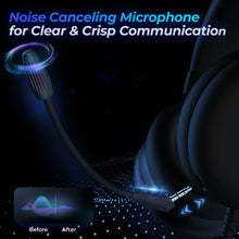 Wired Gaming Headset for Switch PS4 PS5 Xbox One S/X - Stereo Sound Headphones with Microphone, for PC Laptop Mobile Devices