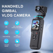 ANSVICAM 4K Wifi Pocket Vlogging Camera 330° Auto Rotatable Touch Screen Sports DV Bodycam Face Tracking Portable Action Cameras