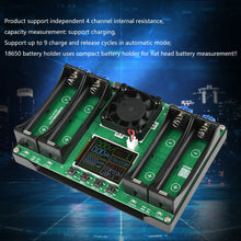 18650 Lithium Battery Capacity Tester LCD Display Universal Battery  Charger Tester 2/4 Channel MAh MWh Power Detector Analyzer