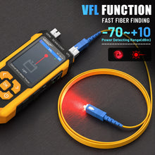 NOYAFA NF-8518 Network Cable Tester Optical Wire Tracer with OPM VFL POE NCV Port Flash Length Measurement RJ45 Continuity Test