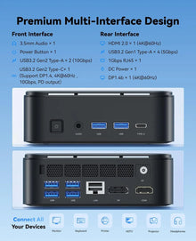 ACEMAGIC Ryzen 7 7730U Mini PC 16GB RAM 512GB SSD Windows 11 Pro Triple 4K Monitor Support WiFi 6 High Performance Desktop Compu