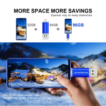 TYPE-C USB Flash Drive 128GB OTG Direct Connection Pen Drive 64GB Memory Stick 16GB Creative Business Gift Red U Disk Blue 32G