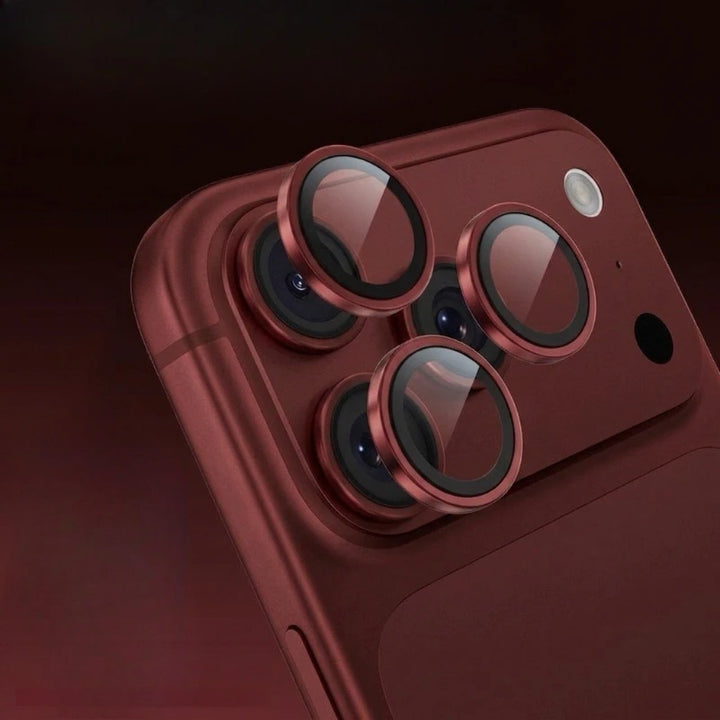 1 juego de protectores de lente para iPhone 18 Pro Max Ultra 18Fold 18Ultra, anillos de metal para cámara, protectores de lente de cristal con localizador