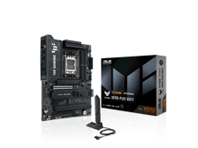 ASUS TUF GAMING X870E-PLUS WIFI7 AMD X870E ATX Motherboard with 16+2+1 80A Power Stages, DDR5 Support with AEMP, PCIe 5.0 x16 with PCIe Slot Q-Release Slim, Four M.2 Slots, WiFi 7 with ASUS Q-Antenna