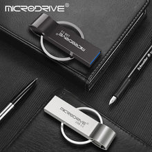 Metal USB Flash Drive Pendrive 16GB 32GB 64GB High Speed Memory Stick USB3.0 Disk 128GB Waterproof Key Ring