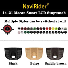 New Upgrade LCD Car Stopwatch For Porsche macan 2014-2021 Interior Dashboard Central Clock Compass Time Electronic Meter