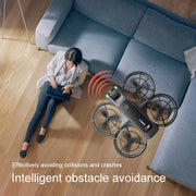 Dron Lenovo D2 con cámara dual HD 8K, evitación inteligente de obstáculos, motor sin escobillas, GPS y control remoto con pantalla grande