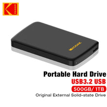 Original KODAK P150 2.5" Portable External Hard Drive 1TB/500GB USB 3.0 Fast Transmission for PC Laptop Smartphone Storage