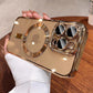 Desert Gold Case for iPhone 17 Air 16 15 14 13 12 11 Pro Max Plus, Clear Magnetic Lens Protection Soft Case