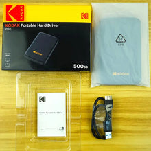 KODAK Portable HDD 500G 1TB External Hard Drive 5Gbps High-Speed Portable Game Hard Drive for PS4/PS3/PS2/PS1/Switch