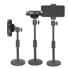 Desktop Tripod for Mobile Phone Webcam DSLR Camera Tabletop Tripie Stand Mount for Smartphone Cellphone Web Cam Support