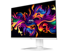 MSI 27" QHD 2K 1440P 280Hz with FreeSync Premium Pro & G-Sync Compatible 0.03ms HDR400 USB-C White OLED Gaming Computer Monitor with Height Adjustable, Swivel, Pivot & Tilt stand MAG272QPW QD-OLED X28