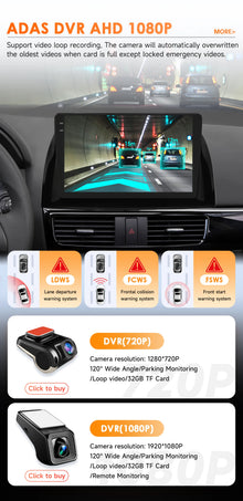 Hizpo 10.1" Eelectronic Devices Car Radio For Mazda CX-5 2012 2013 2014 2015 GPS Navigation Head Unit  6115 RDS Wireless CarPlay