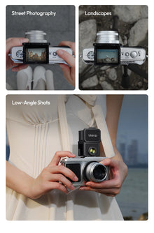 Ulanzi VF01 Waist-Level Viewfinder for Canon Sony Nikon Optical Viewfinder with 28mm Focal Length 35mm/50mm Frameline Cold Shoe