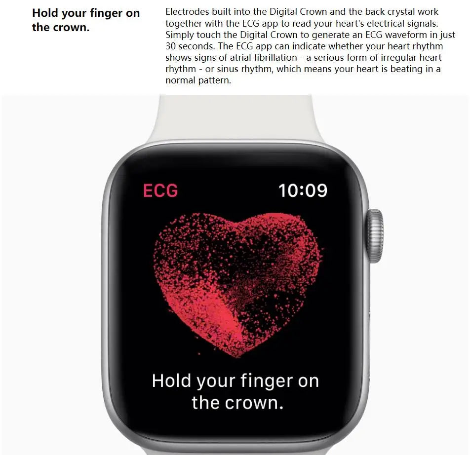 100% Original Apple Watch Series 4 Smartwatch 40MM/44MM GPS Aluminum with Sport Band