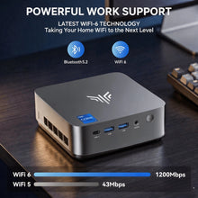 ACEMAGIC Mini PC Intel Core i5-12450H 8C/12T up to 4.4GHz Windows 11 Pro 24GB LPDDR5 512GB NVMe SSD Triple 4K Display WiFi 6 BT5