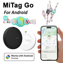MiLi MiTag Smart Location Tag With Pet Collar Works With Apple Find My & Google Find Hub Dual System Bluetooth GPS Tracker