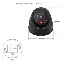 New Black/White Dummy Conch Camera Red Flashing LED Light For Home Office Surveillance Security System Fake CCTV Security Camera