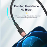 Cable USB Essager para iPhone 14 13 12 11 Pro Max Xs Xr X SE 8 7 6 Plus, cable de datos y carga rápida para teléfono móvil, cargador para iPad