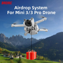 BRDRC 500M Airdrop System for DJI Mini 3/3 Pro Drone Fishing Bait Wedding Gift Deliver Thrower Lightweight Accessories Load 100g