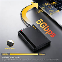 Kodak Portable External Hard Drive HDD P190 5Gbps USB3.0 External Hard Disk 500G 1TB Large-capacity Storage PS4/Xbox/PC