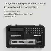 Deli Handheld Electric Screwdriver Lithium Charging Household Screwdriver Small Mini Electric Screwdriver Tool Set