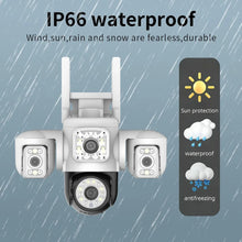 Yoosee 6K 15MP 3 Lens 3 Screens WiFi PTZ IP Camera Outdoor Waterproof Auto Tracking Color Night Vision Security Camera System