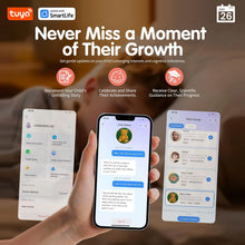 Tuya Smart AI Plush Robot W/LED Eyes & Voice Control, Interactive Smart Toy USB Rechargeable Companion for Kids Gifts/Smart Home