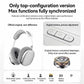 Kyckd Bluetooth Hybrid Active Noise Cancelling Headphones, Built-in Mic, 65H Playtime, App Control, Hi-Res Audio for Airpod Max