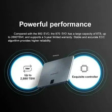 Original 500GB SATA3 25 Inch Internal SSD High Speed Solid State Disk 870-EVO for Desktop Microcomputer Laptop Pro Use
