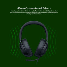 Razer Kraken X Multi-Platform Wired Gaming Headset Bendable Cardiod Microphone 3.5 mm Connection Adjustable Headband 7.1 surroun