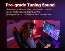 QCY VN200 Pro Wired Gaming Headset With Mic 40mm Driver 7.1 Surround Over Ear Headphones For PC PS4 PS5 Gamer Headphones