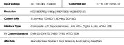 Smart TV Android LED 4K HD de 32 pulgadas para uso hotelero con proyección
