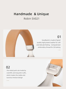 SIVGA SV021/Robin Over-ear Close-back Wood Headphone with Balanced High Fidelity Sound 50mm Wired Dynamic Driver Headset