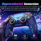 For Playstation 5/PS5 Pro/Slim/PC RGB Light Wireless Console Controller Gamepad Dual Vibration Marco/Turbo Function Programming