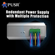 Switch Ethernet industrial PUSR de 5/8 puertos 100/1000Mbps Gigabit RJ45 IP40 6KV Uplink IP no gestionado Plug&Play USR-ISG