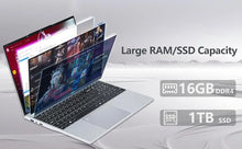 15,6 Zoll Intel Notebook PC Ultra Slim Laptop Intel Core I3 6100U 16GB RAM 1TB 2TB SSD Büro-Studien-Computer PC Windows 11 Pro