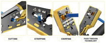 Kebidumei RJ45 Crimp Plier Pass Through Ethernet Modular Plug Crimping Tool for Cat6 Cat5/5e RJ45 Connectors 8P6P RJ11 Connector
